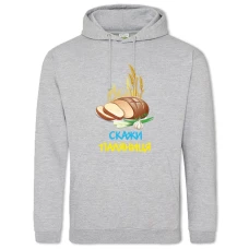 Hoodie with Print Say palyanitsa - 2XL grey
