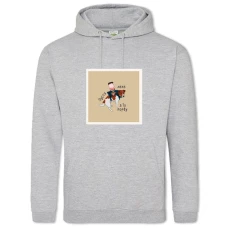 Hoodie with Print Patron, let me go, I'll tear them - 2XL grey