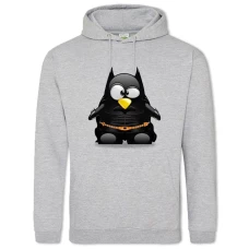 Hoodie with Print Penguin Batman - 2XL grey