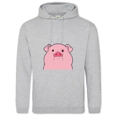 Худи с принтом Копилка Из Мультфильма - 2XL серый