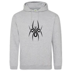 Hoodie with Print Art Of Spider - 2XL grey