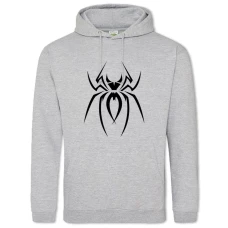 Hoodie with Print Art Of Spider 2 - 2XL grey
