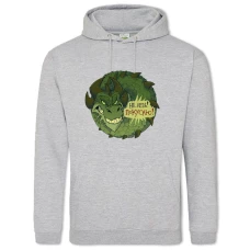 Hoodie with Print From - 2XL grey