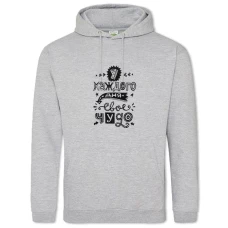 Hoodie with Print Every Day Of His Miracle - 2XL grey