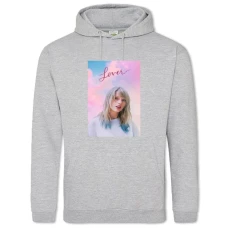 Hoodie with Print Swift Taylor 2 - 2XL grey