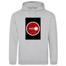 Hoodie with Print Red Hot Chili Peppers - 2XL grey