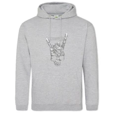 Hoodie with Print Metallica - 2XL grey