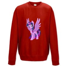 Sweatshort with Print My Little Pony Twilight Sparkle - XS  red
