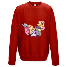 Sweatshort with Print My Little Pony Universe - XS  red