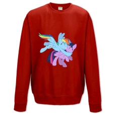 Sweatshort with Print My Little Pony Friendly Pony - XS  red
