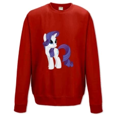 Sweatshort with Print My Little Pony Beautiful Rarity - XS  red