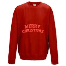 Sweatshort with Print Merry Western Style - XS  red