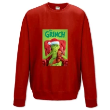 Sweatshort with Print Grinch Main Theme - XS  red
