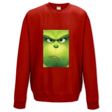 Sweatshort with Print Grinch Angry Hero - XS  red