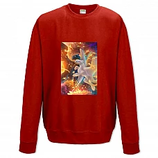 Sweatshort with Print How To Train Your Dragon Dragons - XS  red