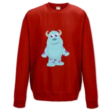 Sweatshort with Print Monsters Inc James P. Sullivan Cute - XS  red
