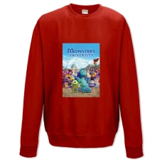 Sweatshort with Print Monsters Inc All Heroes - XS  red
