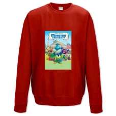 Sweatshort with Print Monsters Inc Main Heroes - XS  red