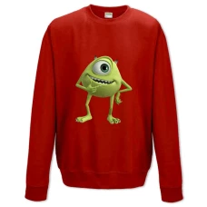 Sweatshort with Print Monsters Inc Mike Wazowski - XS  red