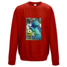 Sweatshort with Print Monsters Inc Mike And James - XS  red