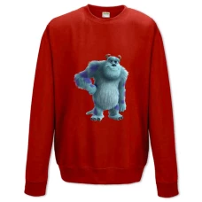 Sweatshort with Print Monsters Inc James Sullivan - XS  red