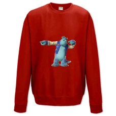 Sweatshort with Print Monsters Inc Cute James P. Sullivan - XS  red