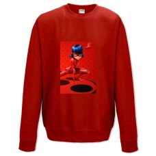 Sweatshort with Print Miraculous Ladybug Girl - XS  red