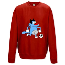 Sweatshort with Print Oggy Et Les Cafards Football - XS  red