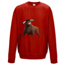 Sweatshort with Print Ferdinand Bull - XS  red