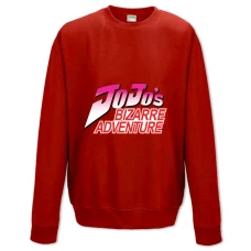 Sweatshort with Print Jojo Bizarre Adventure Logo - XS  red
