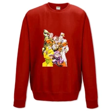 Sweatshort with Print Jojo Bizarre Adventure Heroes - XS  red
