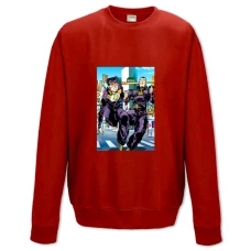 Sweatshort with Print Jojo Bizarre Adventure Main Theme - XS  red