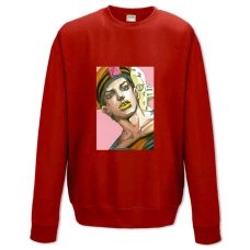 Sweatshort with Print Jojo Bizarre Adventure Main Hero - XS  red
