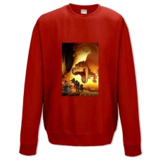 Sweatshort with Print Gravity Falls Tyrannosaurus Rex - XS  red