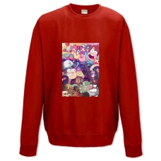 Sweatshort with Print Gravity Falls Pixel Version - XS  red