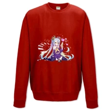 Sweatshort with Print No Game No Life Shiro - XS  red