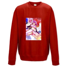 Sweatshort with Print No Game No Life Jibril Hero Print - XS  red