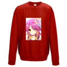 Sweatshort with Print No Game No Life Jibril Eyes - XS  red