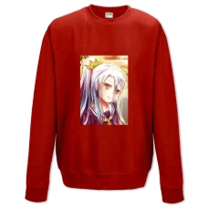Sweatshort with Print No Game No Life Cute Shiro - XS  red