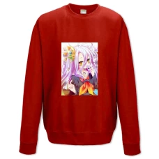 Sweatshort with Print No Game No Life Princess Shiro - XS  red