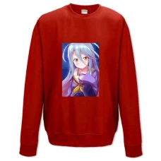 Sweatshort with Print No Game No Life Girl Shiro - XS  red