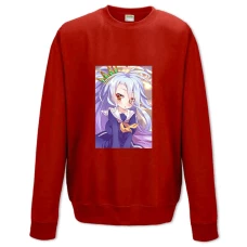 Sweatshort with Print No Game No Life Little Shiro - XS  red