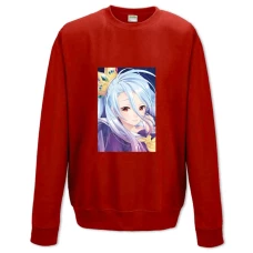 Sweatshort with Print No Game No Life Shiro Sadness - XS  red