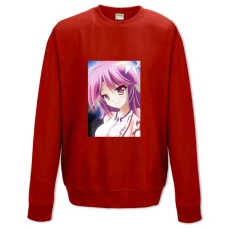 Sweatshort with Print No Game No Life Funny Jibril - XS  red