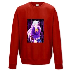 Sweatshort with Print No Game No Life Gamer Shiro - XS  red