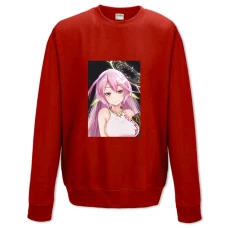 Sweatshort with Print No Game No Life Happy Jibril - XS  red