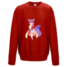 Sweatshort with Print No Game No Life Izuna Hatsuse Neko Hero - XS  red