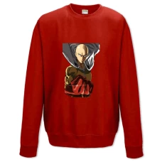 Sweatshort with Print One-Punch Man Hero - XS  red
