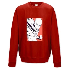 Sweatshort with Print One-Punch Man Minimalism - XS  red