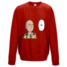 Sweatshort with Print One-Punch Man Ok Version - XS  red
